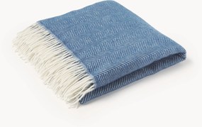 Manta de lã com padrão em ziguezague Tirol