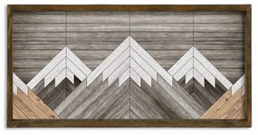 Quadro Decorativo em MDF TAH035 – Multicolor – 120 x 60 cm