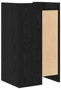 Aparador Carvalho Preto 45x35x75 cm Madeira engenheirada