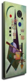 Pintura Decorativa em Tela PC189 – Multicolor – 30 x 80 cm