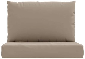 Almofadões de paletes 2 pcs tecido oxford cinza-acastanhado