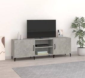 Móvel de TV 150x30x50 cm derivados de madeira cinza-cimento