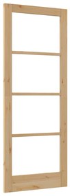 porta interna com vidro "ORKDAL" 83x211x4 cm Madeira de Pinheiro Sólid