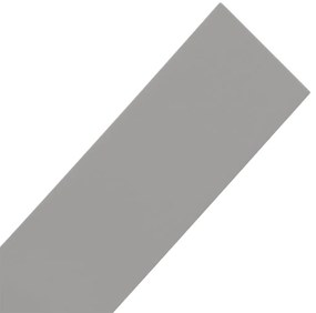 Bordas de jardim 4 pcs 10 m 10 cm polietileno cinzento