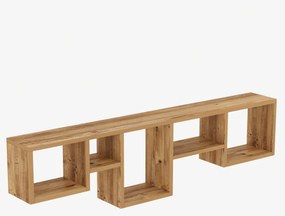 Prateleira de Parede Amanos – Pinho – 120 cm x 32 cm x 17 cm