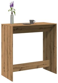 vidaXL Mesa de bar 102x50x103,5cm derivados madeira carvalho artisiano