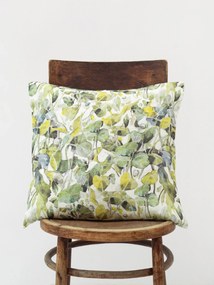 Capa de almofada em linho Lotus