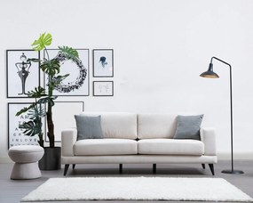 Sofá-Cama 3 Lugares Nordic – Bege – 210x90x85 cm