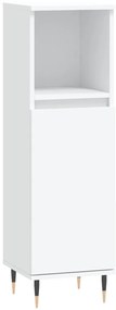 3 pcs conjunto móveis casa de banho derivados de madeira branco