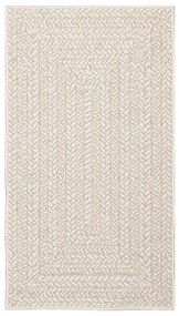 Tapete ZIZUR creme 60x110 cm aspeto de juta interior e exterior