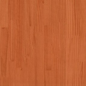 Cama para idosos 120x190 cm madeira pinho maciça castanho cera