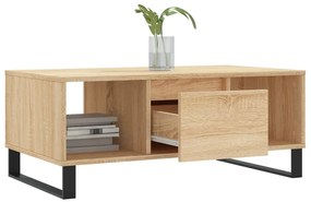 Mesa de centro 90x50x36,5 cm derivados madeira carvalho sonoma