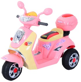 HomCom® Carro de triciclo Moto elétrica infantil com Bateria para cria