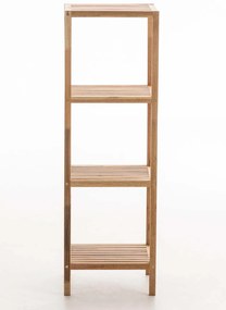 Estante de casa de banho Lindel com 4 prateleiras 36 x 36 x 112 cm Cor Nogueira