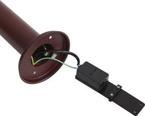 Candeeiro de Exterior Moderno Vermelho Escuro 80cm IP44 - Gleam