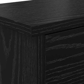 Cabideiro de Parede Carvalho preto 50 x 20 x 30 cm