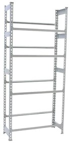 Estante Bedidas 4 Prateleiras SIMONBOTTLE 4-2000X800X300 CINZENTA Jardim, Casa, Escritório, Garagem, Oficina Capacidade 100 Kg Dimensões 2000x800x300