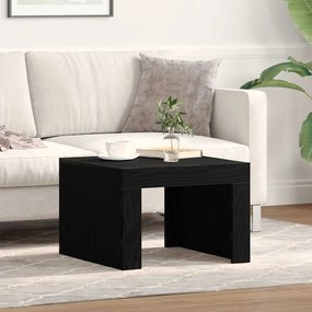 vidaXL Mesa de centro Carvalho preto 50 x 50 x 35 cm
