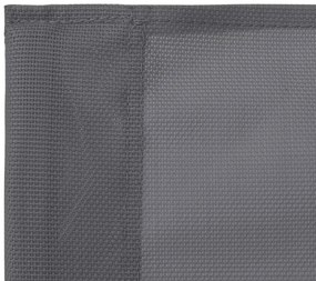 4 pcs conjunto lounge para jardim tecido e aço cinzento