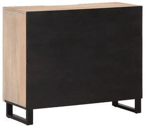 Aparador 90x34x75 cm madeira de mangueira maciça