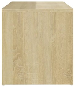 Mesa de apoio 59x36x38 cm derivados de madeira carvalho sonoma