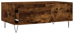 Mesa de centro 90x50x36,5 cm derivados madeira carvalho fumado