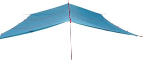 Lona de campismo 420x440 cm impermeável azul