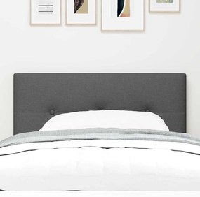 Cabeceira vidaXL Cinza escuro Madeira 90 cm Design Estiloso