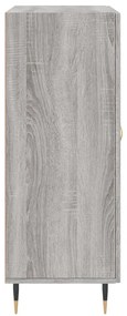 Aparador 69,5x34x90 cm derivados de madeira cinzento sonoma