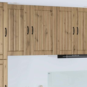 vidaXL Armário de Cozinha Carvalho Artesanal 50 x 31 x 80 cm