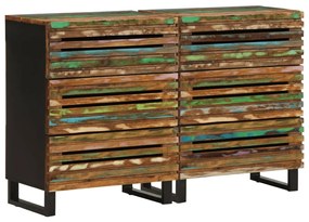 vidaXL Aparadores 2 pcs 60x34x75 cm madeira de acácia maciça