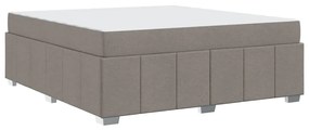 Estrutura da Cama Cinzento-acastanhado 180 x 200 cm tecido