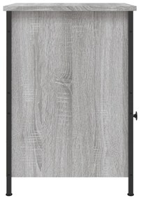 Mesas cabeceira 2 pcs 40x42x60cm deriv. madeira cinzento sonoma
