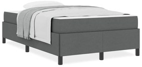 Cama Box Cinza escuro, Preto 120 x 190 cm