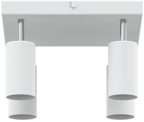 Spotlight de Teto 4 Vias Ajustável Branco GU10