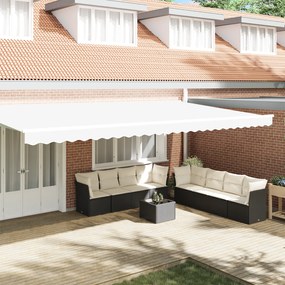 vidaXL Valance de Toldo para Estrutura de 6 m Branco 5.8x0.2 m