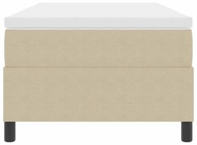 Cama Box com Colchão Verde Claro, Tamanho Solteiro, feita de veludo co