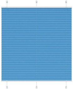 Plissado Cego Azul 120x100 cm Largura Tecido 119,4 cm Poliéster