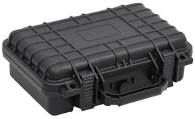 vidaXL Mala de viagem portátil 30x22x10 cm PP preto