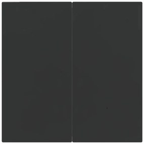 5 pcs conjunto de jantar p/ jardim c/ almofadões vime PE preto