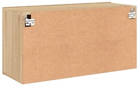 Móvel de parede para TV 80x30x41 cm carvalho sonoma