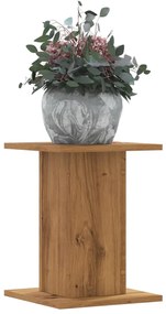vidaXL Suportes p/ plantas 2 pcs 30x30x40 cm derivados de madeira