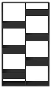 Estante 100x33x175 cm derivados de madeira preto
