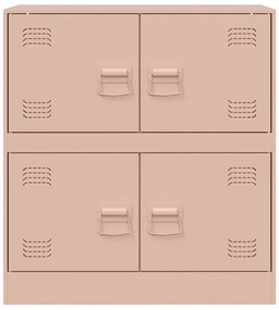 Aparador 67x39x73 cm aço rosa