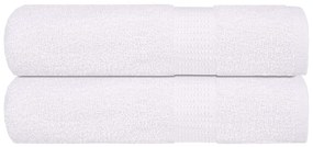 vidaXL Toalhas de mãos FROGN 2 pcs 50x100 cm 360 g/m² branco