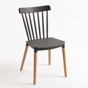 Cadeira Leka - Cinza escuro