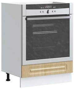 vidaXL Armário para forno Kalmar sonoma madeira de carvalho