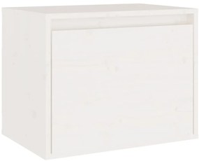 Móveis de TV 6 pcs madeira de pinho maciça branco