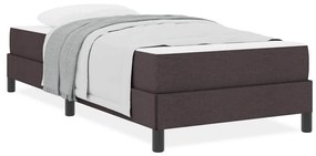 Cama Box Outros Castanho escuro 90 x 190 cm tecido