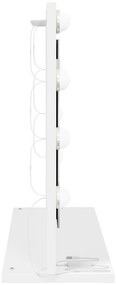 Espelho de Toucador com Luzes LED Branco 60x45x18 cm